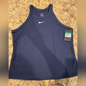 Nike Dri Fit women's tennis top, navy blue, size XL